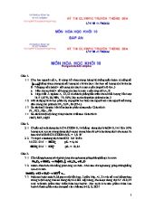 Kỳ thi olympic truyền thống 304 lần VIII - Năm 2002 môn Hóa học khối 10